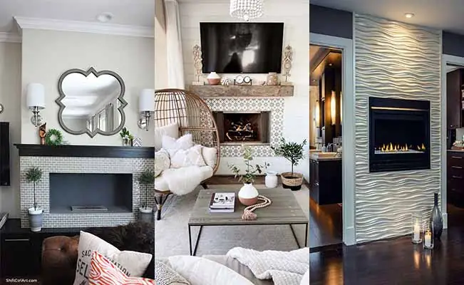 Living Room Fireplace Tile Surround Replacement on Any Budget